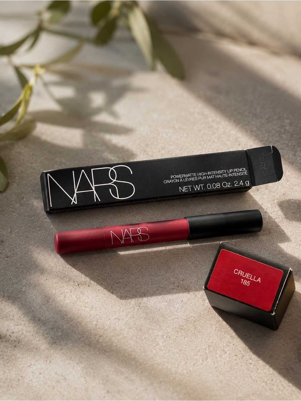NARS Cruella Powermatte Lip Pencil - Deep Red